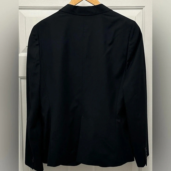 NWT Faconnable Women’s Navy Wool Blazer Size 14 - Picture 2 of 6